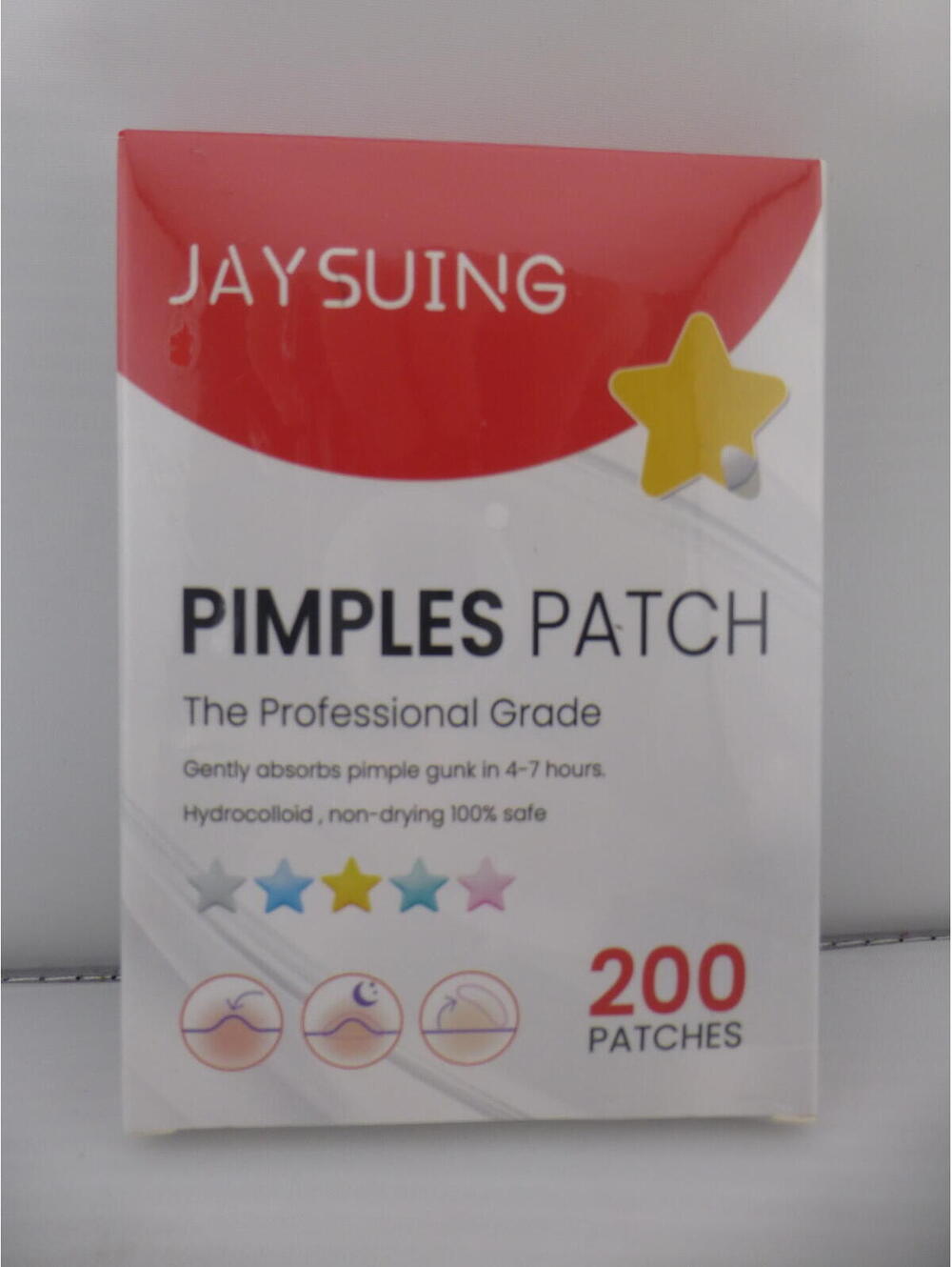 JAYSUING Pimple Patch Hydrocolloid Acne Spot Treatment 200 Count Tea Tree Oil Q8